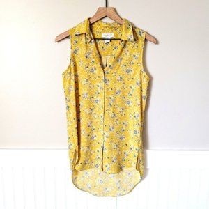 Rachel Zoe Floral Sleeveless Blouse XS